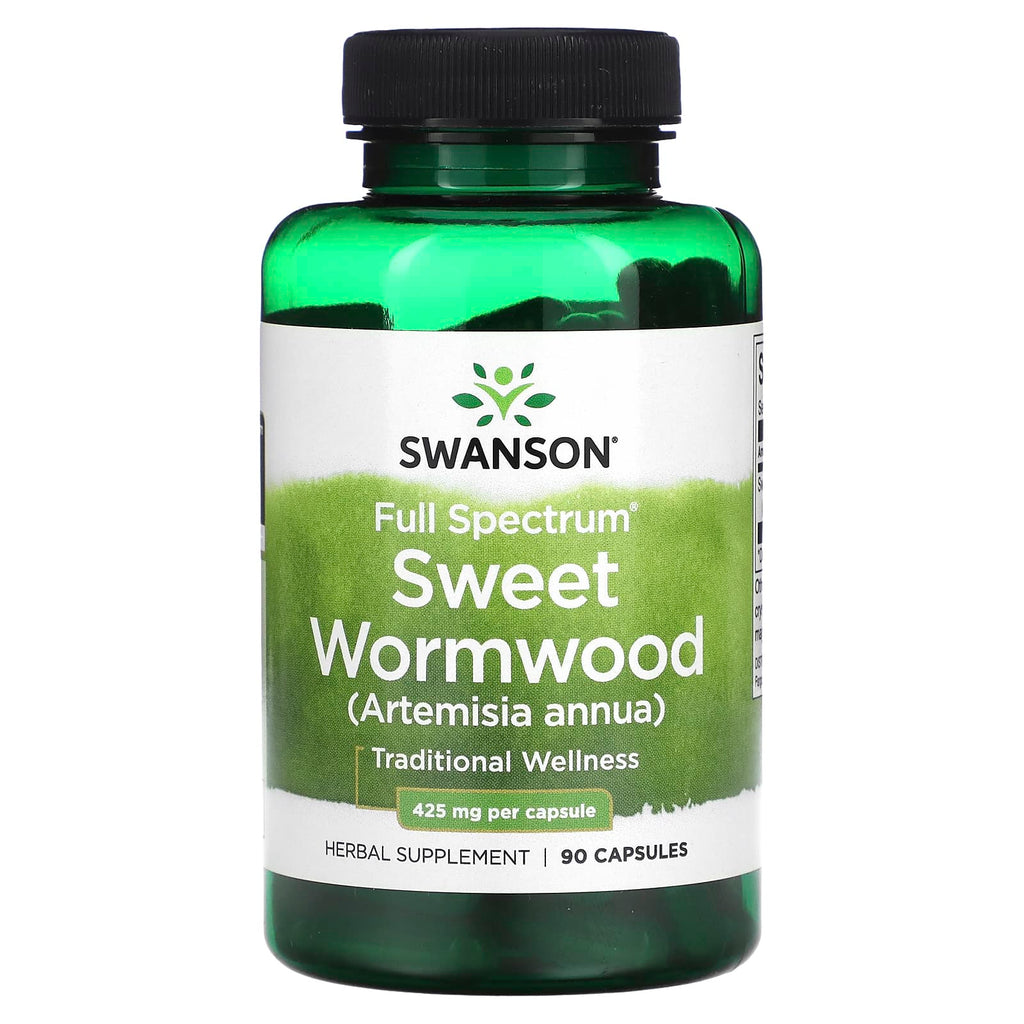 الشيح الحلو 425 ملغم 90 كبسولة Swanson Full Spectrum Sweet Wormwood (Artemisia annua)