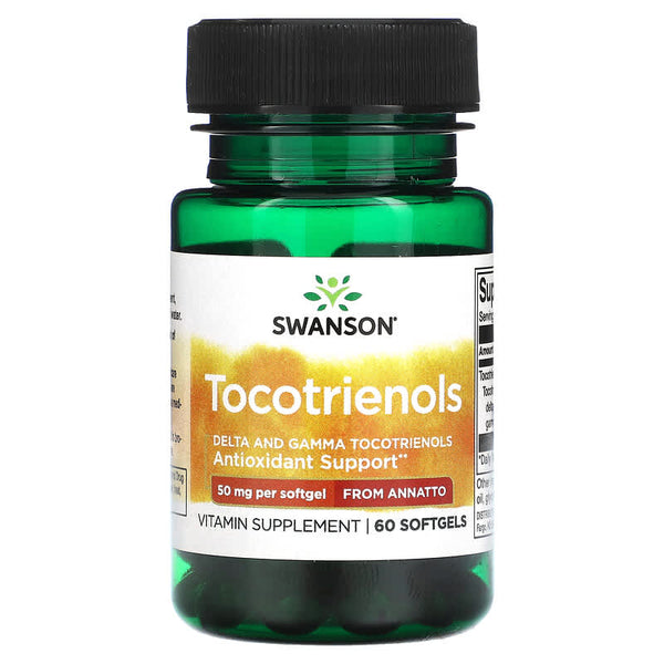 فيتامين إي توكوترينول 50 ملجم 60 كبسولة Swanson Vitamin E Tocotrienols (Best Before 01-04-2026)