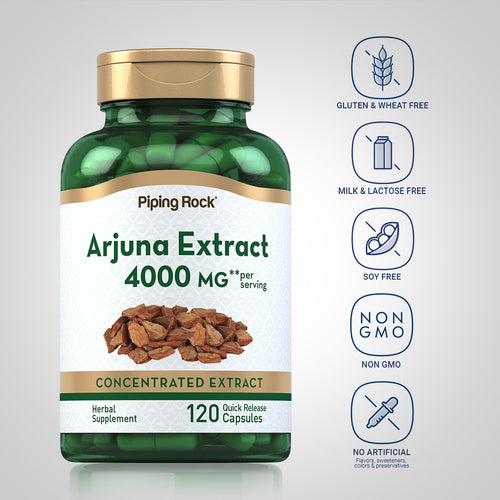 مستخلص أرجونا يعادل 2000 ملجم (تحتوي على 5 ملغ من حمض الأرجونوليك) 120 كبسولة PipingRock Arjuna Standardized Extract (contain 5 mg Arjunolic Acid) (Best Before 01-11-2027) مستخلص أرجونا يعادل 2000 ملجم (تحتوي على 5 ملغ من حمض الأرجونوليك) 120 كبسولة PipingRock Arjuna Standardized Extract (contain 5 mg Arjunolic Acid) (Best Before 01-11-2027)