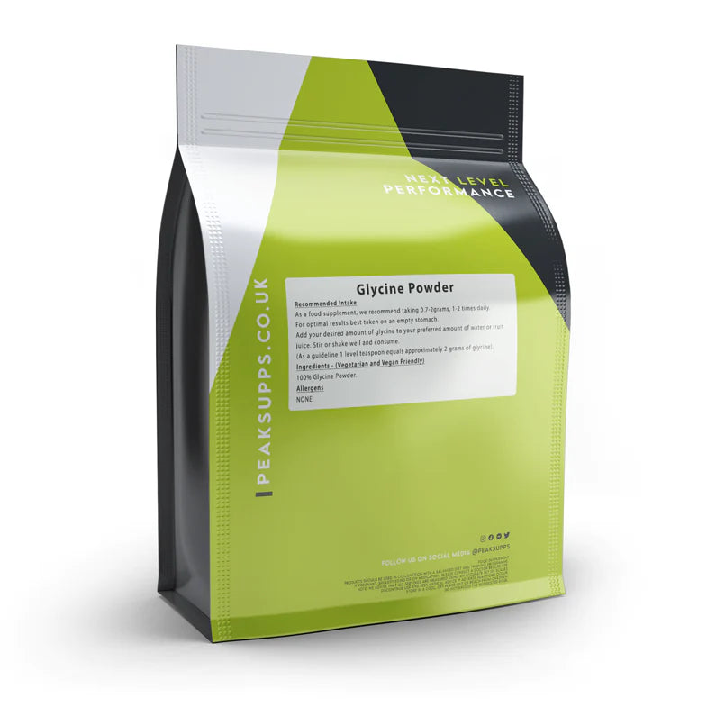 جلايسين بودرة 500 غرام Peak supps Glycine Powder (Best Before 01-06-2026) جلايسين بودرة 500 غرام Peak supps Glycine Powder (Best Before 01-06-2026)