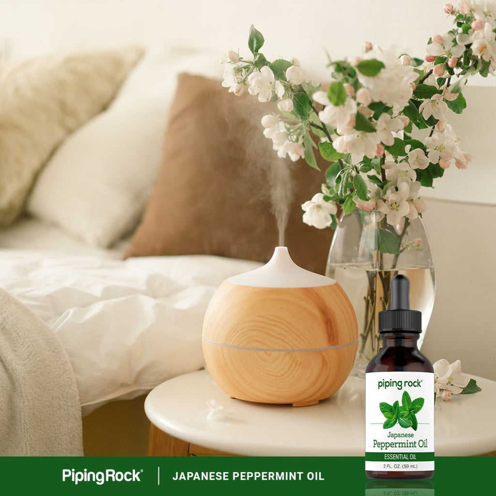 زيت النعناع 59 مل PipingRock Japanese Peppermint Oil زيت النعناع 59 مل PipingRock Japanese Peppermint Oil
