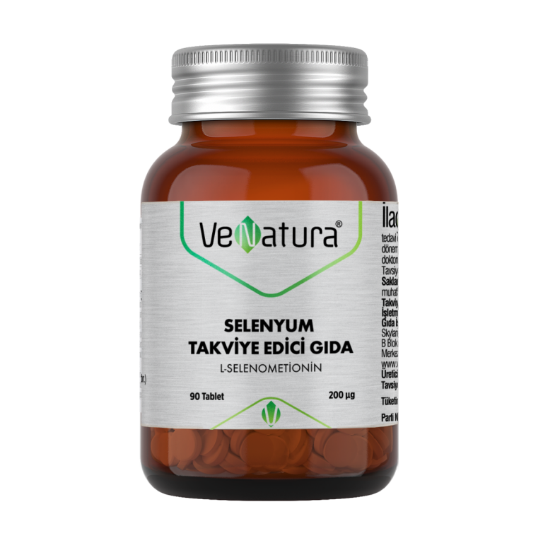 سيلينيوم أعلى امتصاص (سيلينومثيونين) 200 مكجم 90 قرص (منتج تركي) VeNatura Selenium L selenomethionine (Best Before 01-09-2027)