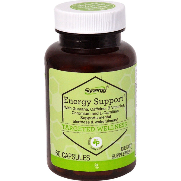 تركيبة دعم الطاقة الأفضل 21 عنصر طبيعي فيتامينات ومعادن ومستخلصات وأحماض أمينية 60 كبسولة Vitacost-Synergy Energy Support