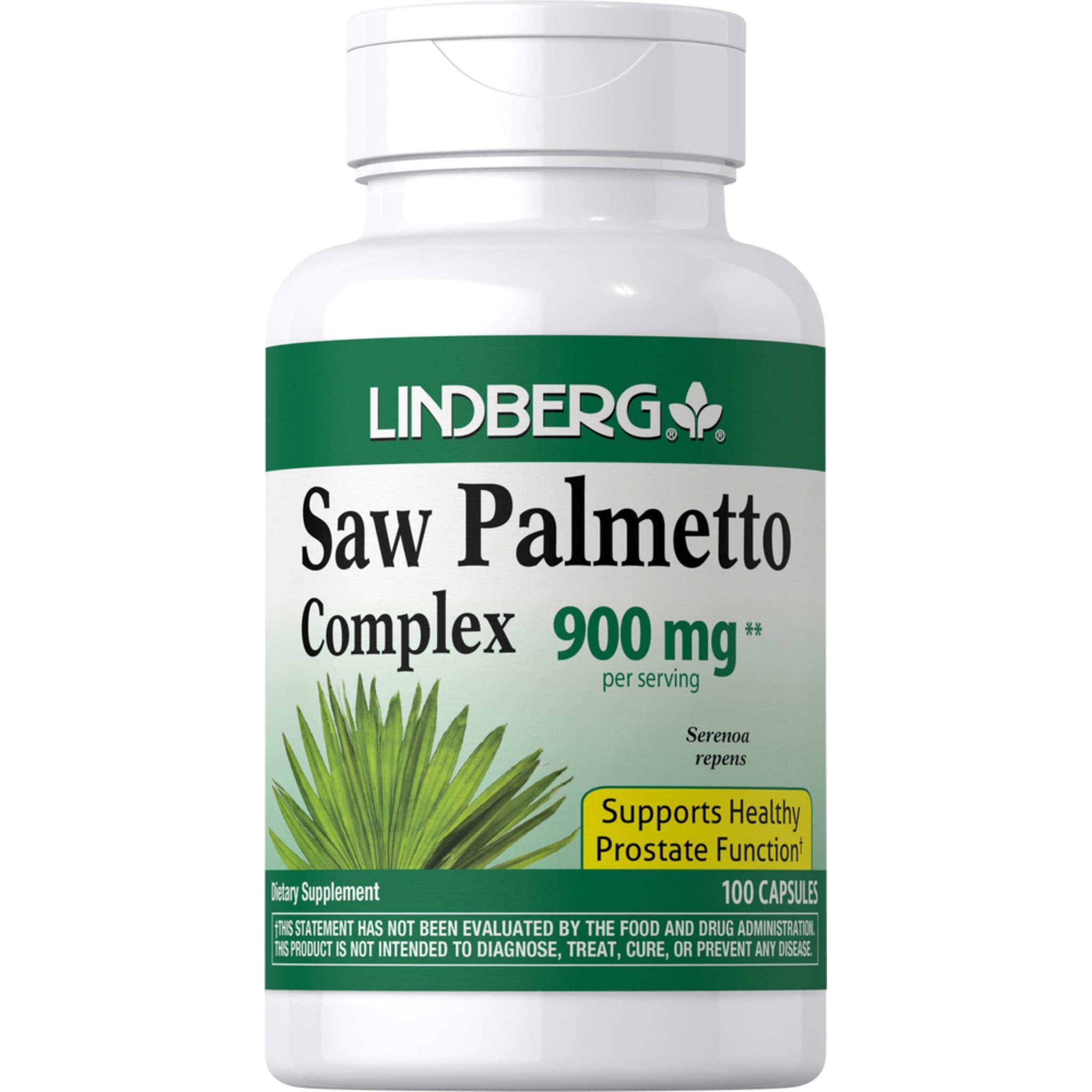 بلميط منشاري سو بالميتو 450 ملغم 100 كبسولة Lindberg Saw Palmetto Complex Non-GMO (Best Before 01-11-2027)