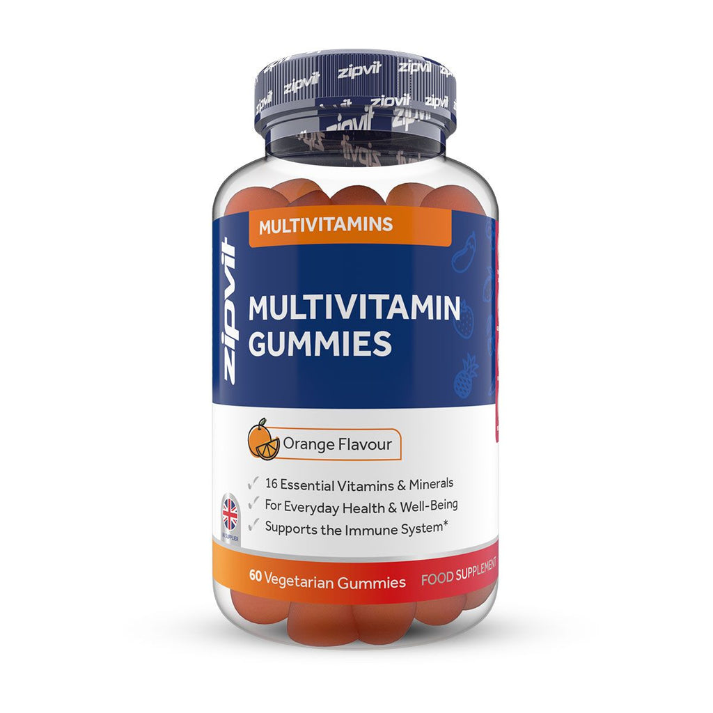 فيتامينات ومعادن متعددة عدد 16 بنكهة البرتقال 60 حبة سوس Zipvit Multivitamin Gummies (Best Before 01-10-2025)