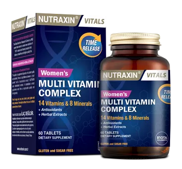 فيتامينات متعددة للنساء 60 قرص (منتج تركي) Nutraxin Womens Multivitamin Complex (Best Before 01-07-2027)
