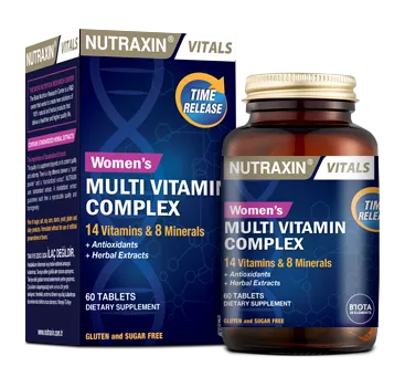 فيتامينات متعددة للنساء 60 قرص (منتج تركي) Nutraxin Womens Multivitamin Complex (Best Before 01-10-2026)