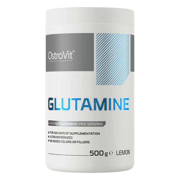 ل جلوتامين بودرة بنكهة البرتقال 500 جرام (منتج اوروبي) OstroVit Glutamine Powder (Best Before 04-10-2027)