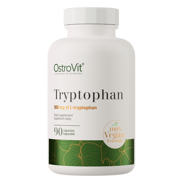 ل تريبتوفان 300 ملجم 90 كبسولة (منتج اوروبي) OstroVit Tryptophan VEGE (Best Before 25-11-2026)