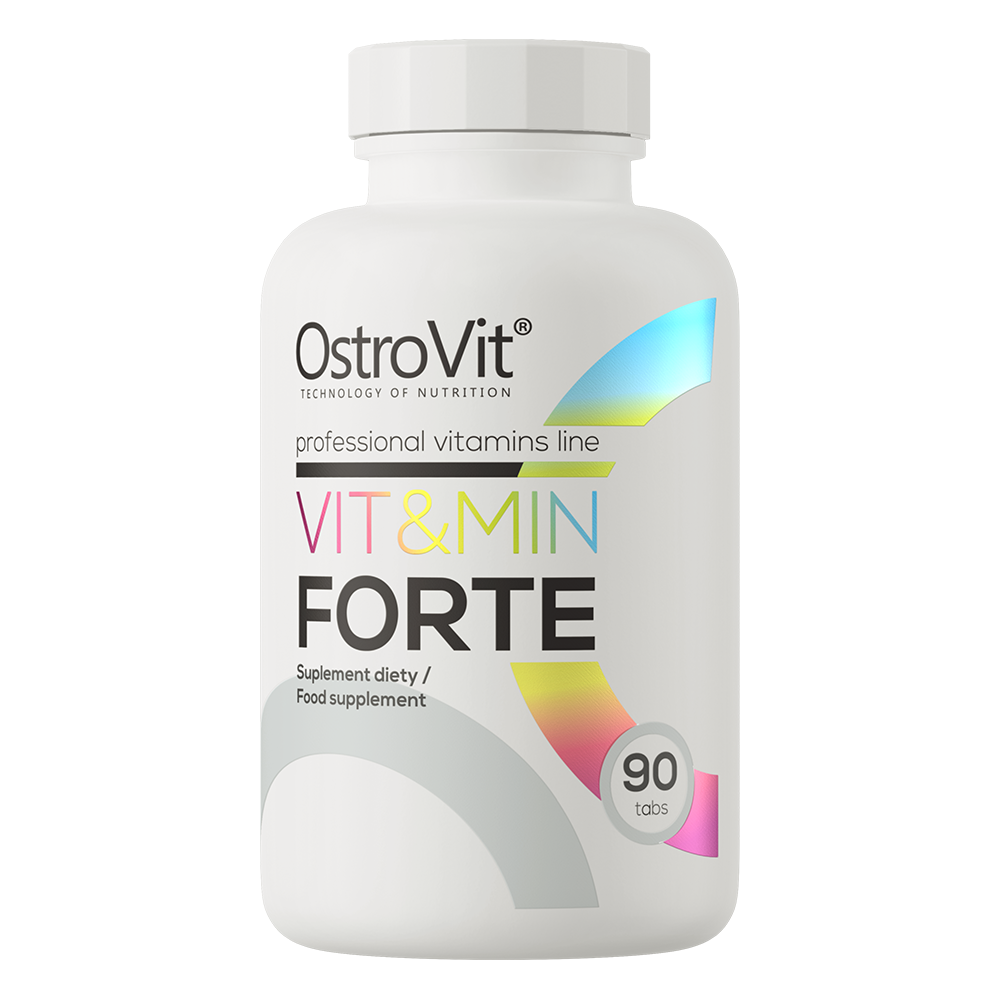 فيتامينات ومعادن متعددة 90 قرص (منتج اوروبي) OstroVit Vit&Min FORTE (Best Before 27-11-2027)