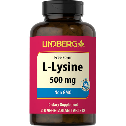 ل ليسين 500 ملغم 250 قرص Lindberg L-Lysine (Best Before 01-01-2028)