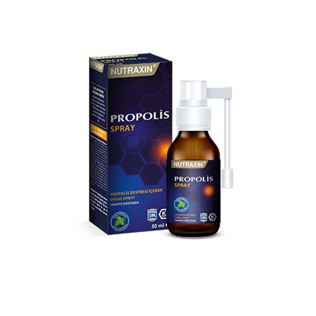 بخاخ عكبر النحل سائل 30 مل (منتج تركي) Nutraxin Bee Propolis Throat Spray (Best Before 01-02-2028) بخاخ عكبر النحل سائل 30 مل (منتج تركي) Nutraxin Bee Propolis Throat Spray (Best Before 01-02-2028)