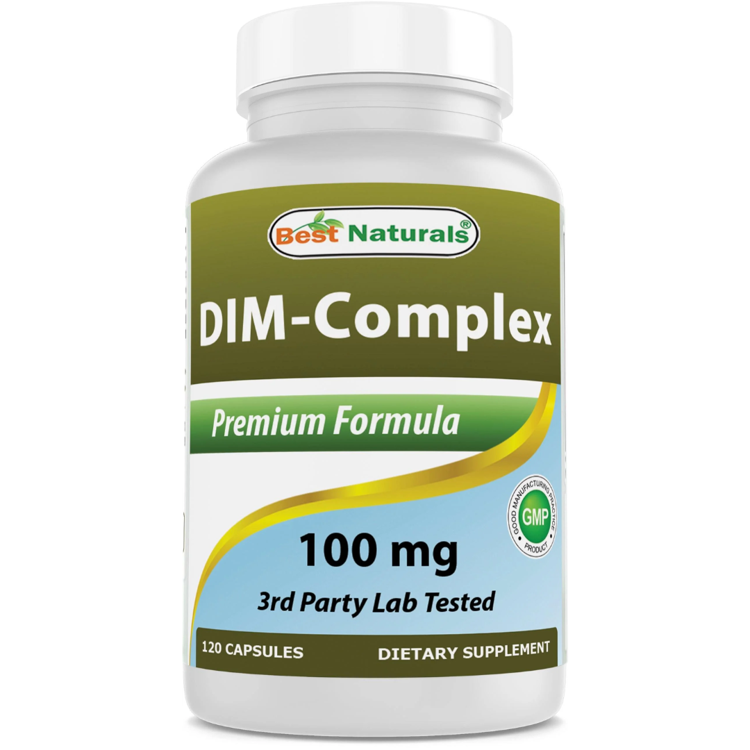 ‏  DIM كومبلكس | 100 ملجم | +فوسفاتيديل كولين‏ | 120 كبسولة | Best Naturals