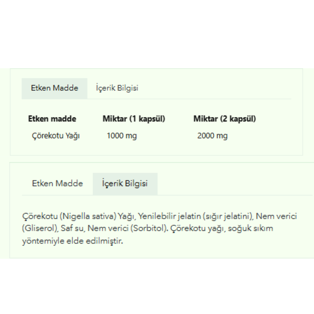 زيت الحبة السوداء (حبة البركة) بالقوة المضاعفة، 1000 ملجم 60 حبة (منتج تركي) Venatura Black Cumin Seed Oil (Best Before 01-11-2027)