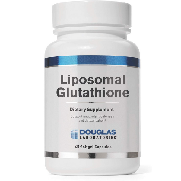 جلوتاثيون ليبوسومال ريديوست الأفضل بزيت الزيتون البكر 45 حبة Douglas Laboratories Liposomal Glutathione Setria® (Best Before 01-12-2025)