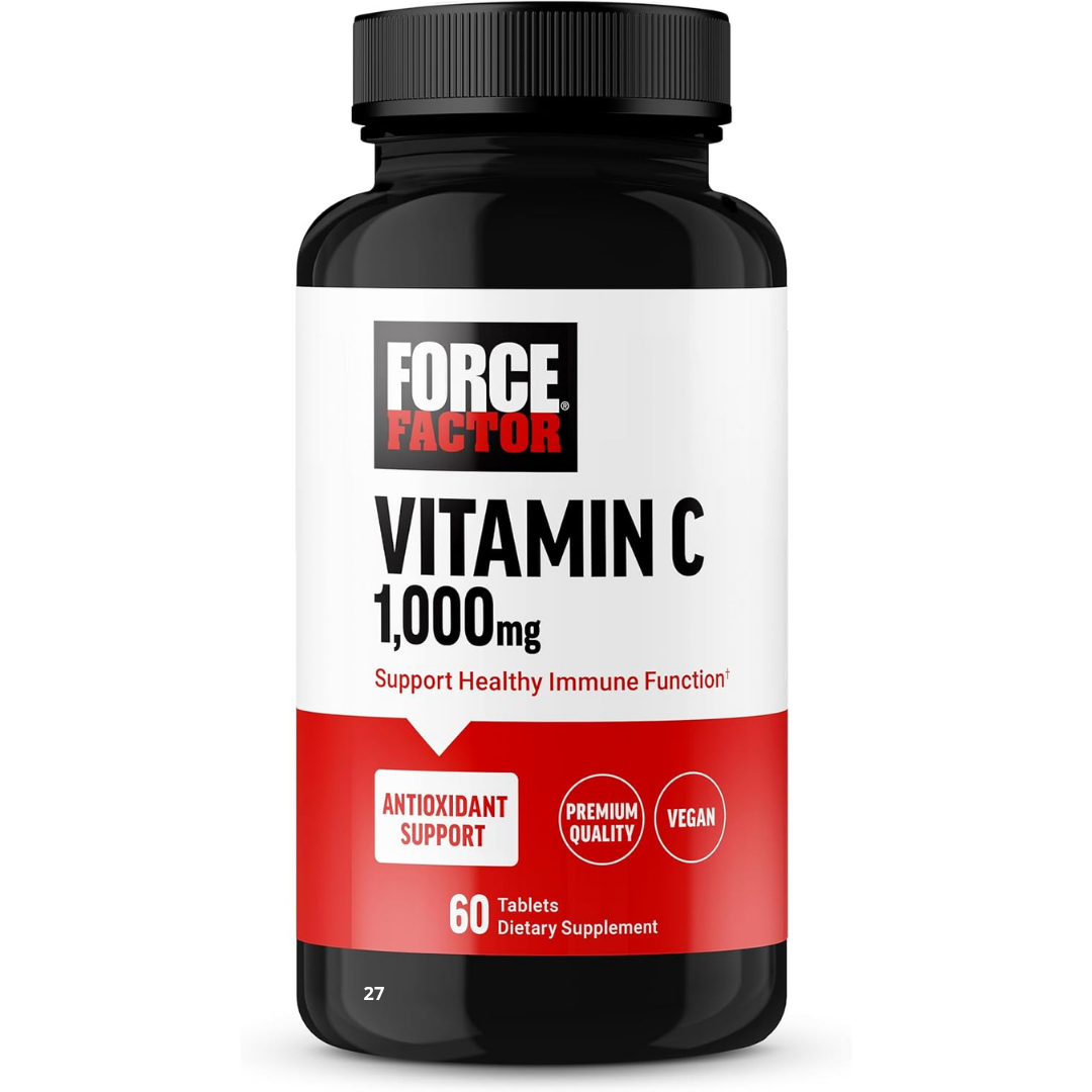 فيتامين سي 1000 ملجم 60 قرص  Force Factor, Vitamin C (Best Before 01-02-2027)