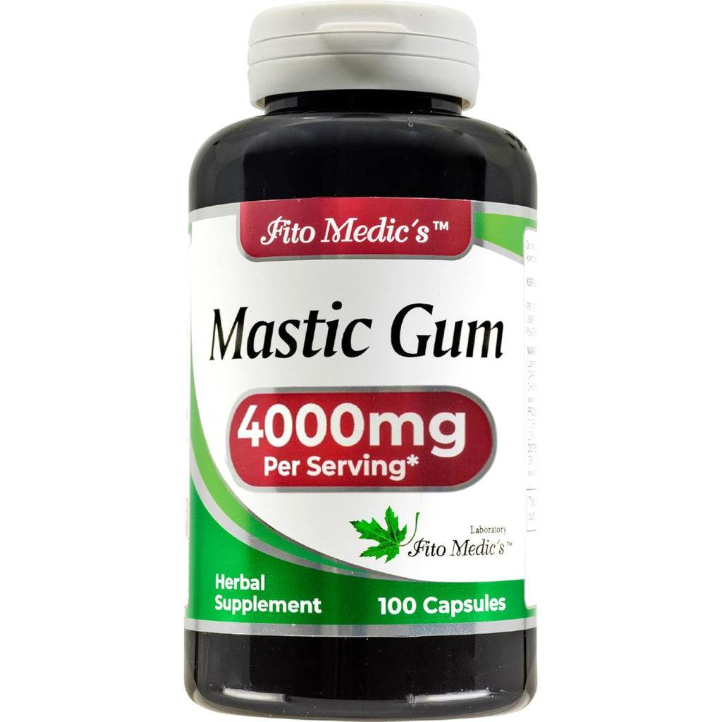 خلاصة مستكة تعادل 2000 ملجم 100 كبسولة FITO MEDIC'S Labs Mastic Gum (Best Before 01-10-2028)