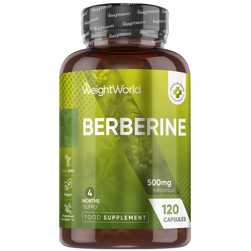 بيربارين 500 ملغم 120 كبسولة (منتج اوروبي) Weightworld Pure Berberine (Best Before 01-01-2028)