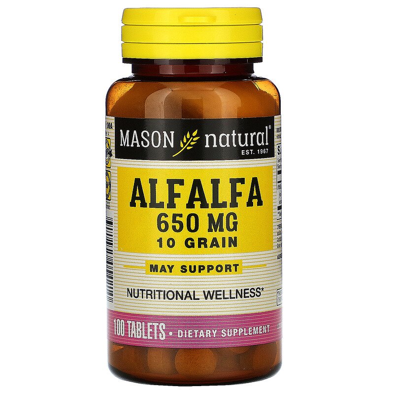 برسيم حجازي 650 مجم 100 قرص Alfalfa برسيم حجازي 650 مجم 100 قرص Alfalfa