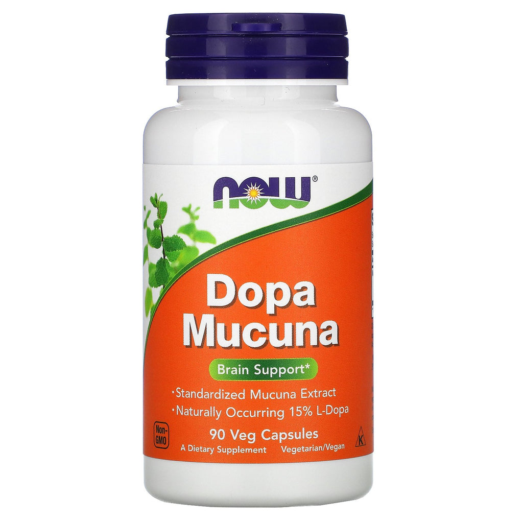 خلاصة موكونا دوبا 400 ملغم 15% ل دوبا 90 كبسولة NOW Foods‏, Dopa Mucuna
