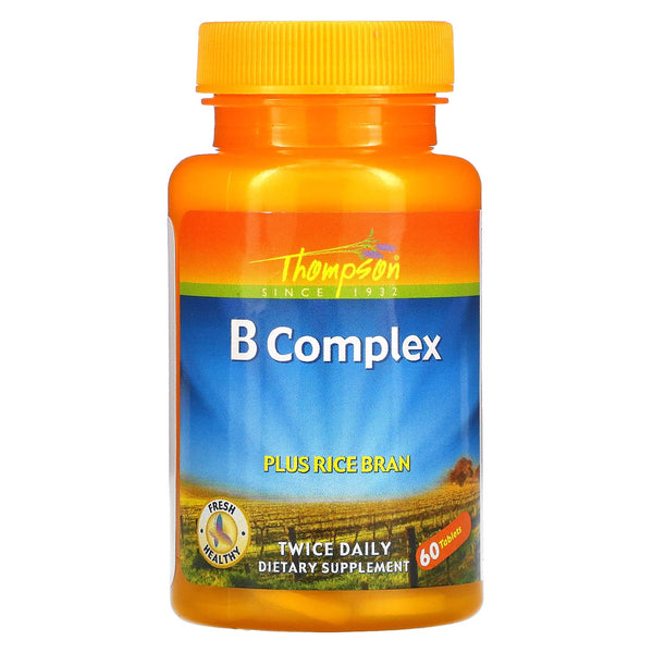فيتامين ب كومبلكس 60 كبسولة Thompson, Vitamin B Complex