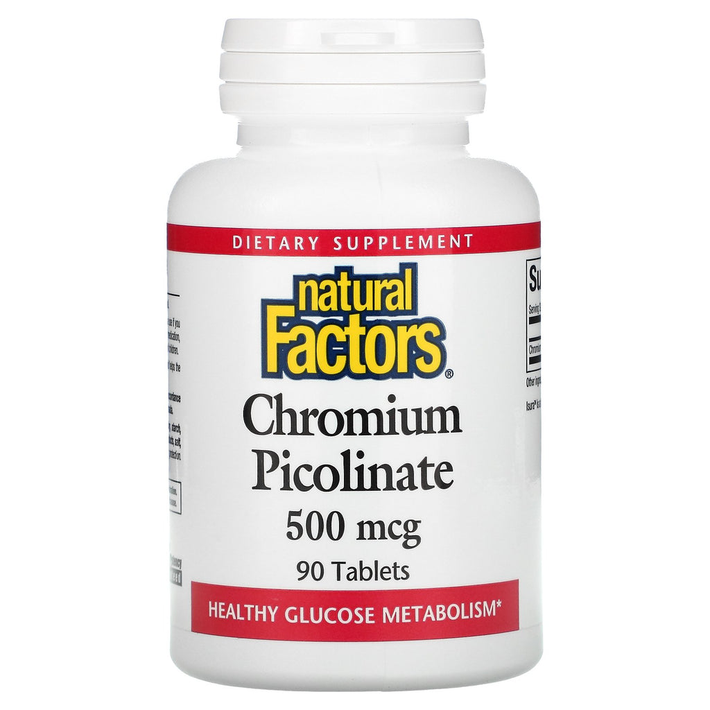 كروميوم بيكولينيت 500 ميكرو جرام، 90 كبسولة Chromium Picolinate