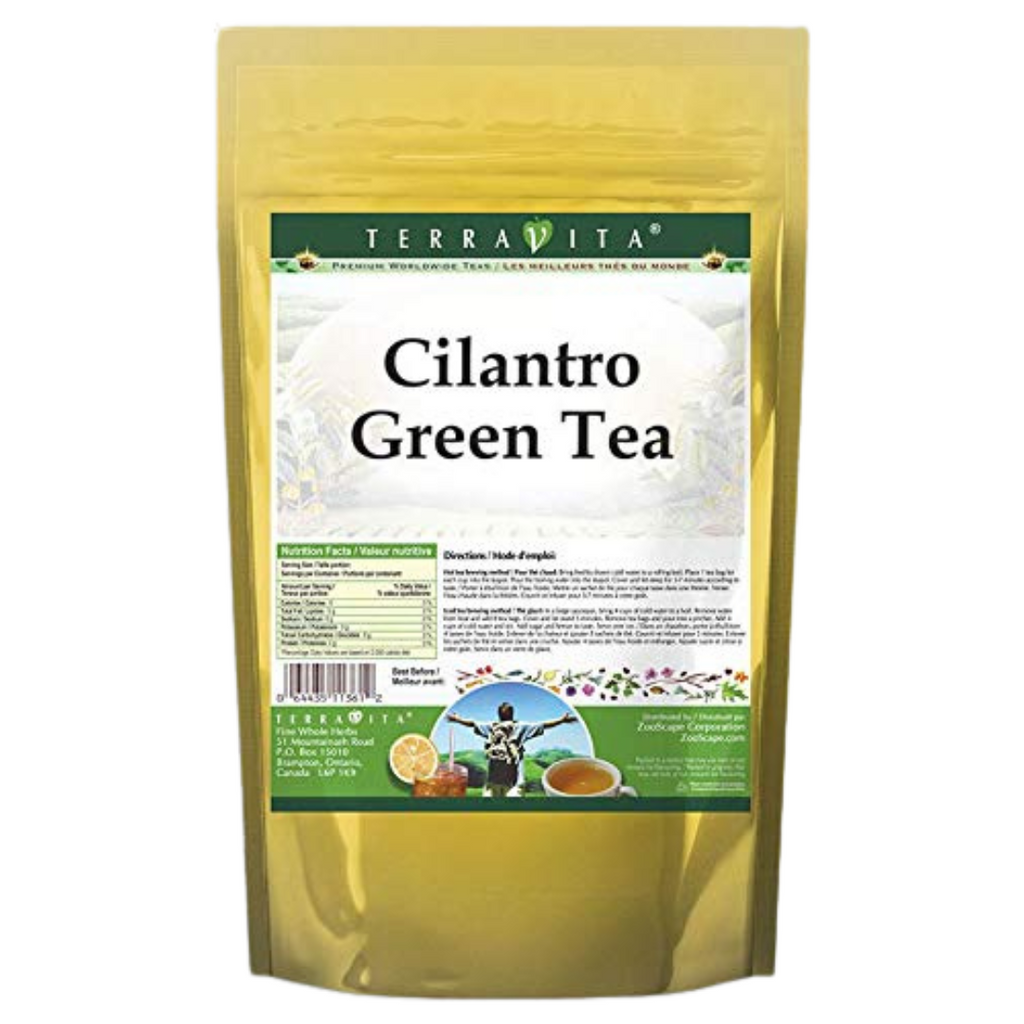 شاي الكزبرة مع الشاي الأخضر (50 كيس شاي) TerraVita Cilantro Green Tea