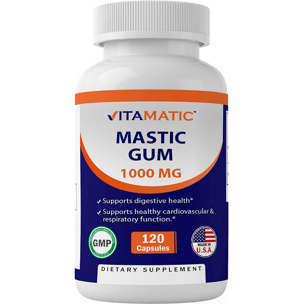 مستكة 500 ملجم 120 كبسولة Vitamatic Mastic Gum (Best Before 01-01-2027)