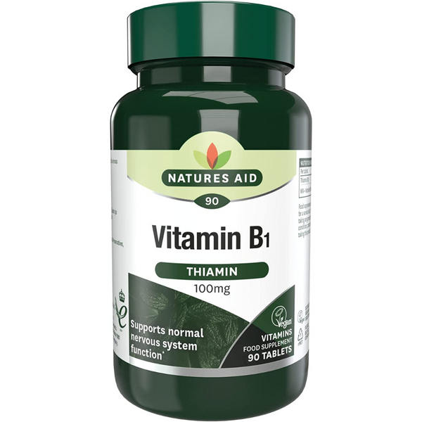 فيتامين ب1 (ثيامين) 100 ملجم 90 قرص Natures Aid Vitamin B1 Thiamin Hydro