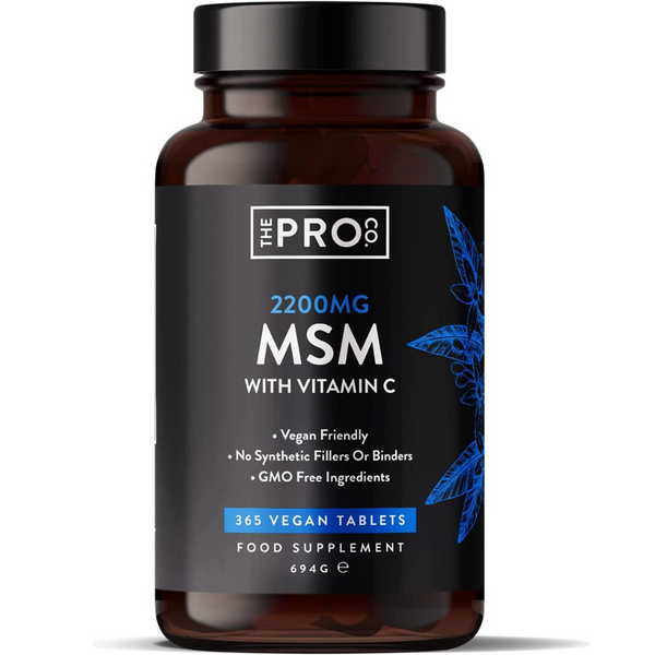 مثيل سيمفونيل ميثان 1100 ملغم مع فيتامين سي 365 قرص The Pro Co. MSM with Vitamin C (Best Before 01-11-2025)