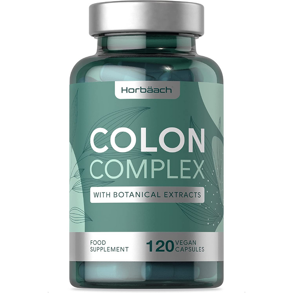 تركيبة القولون النباتية كومبلكس يعادل 776 ملغم 12 عنصر 120 كبسولة Horbäach Colon Cleanse Complex Intensive Natural