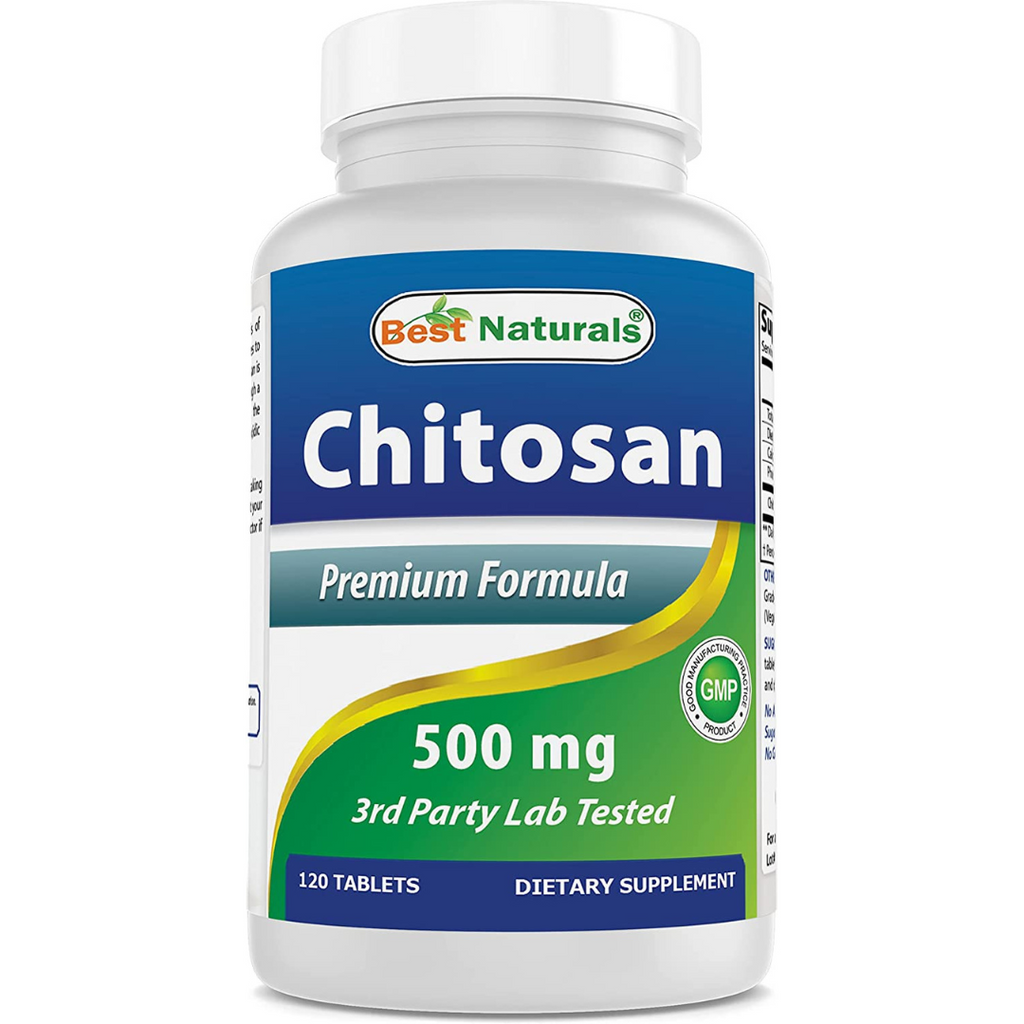 شيتوسان 500 ملجم 120 قرص Best Naturals Chitosan
