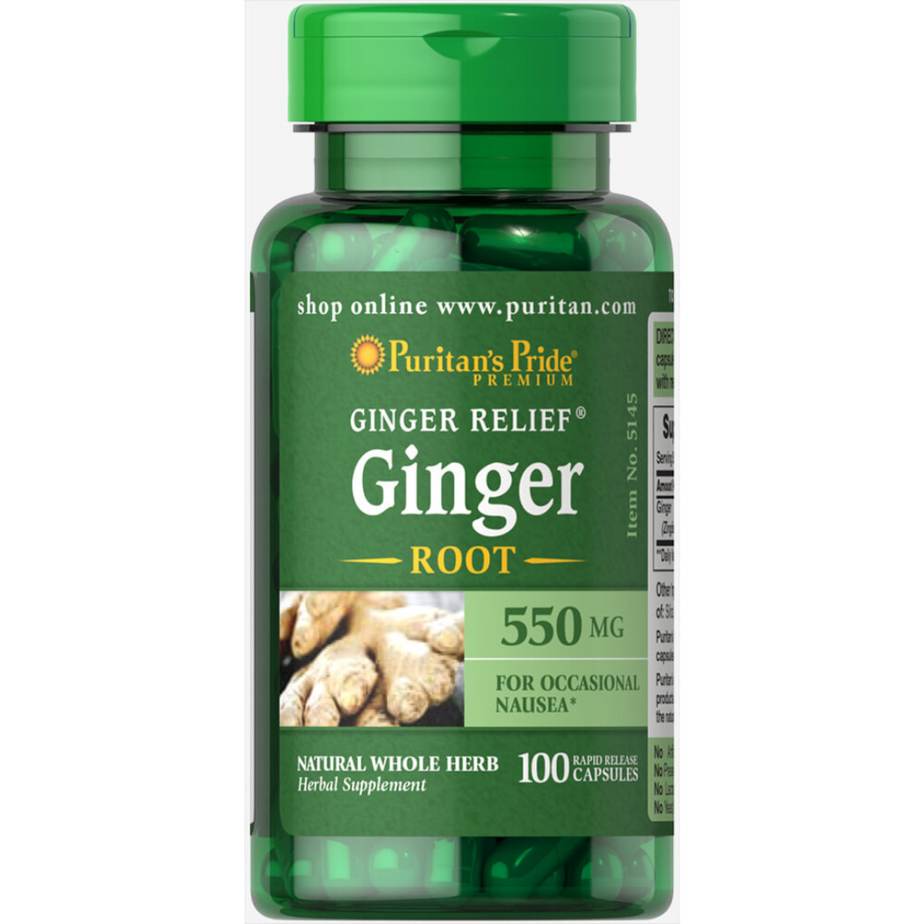 زنجبيل 550 ملجم 100 كبسولة Puritan's Pride Ginger Root