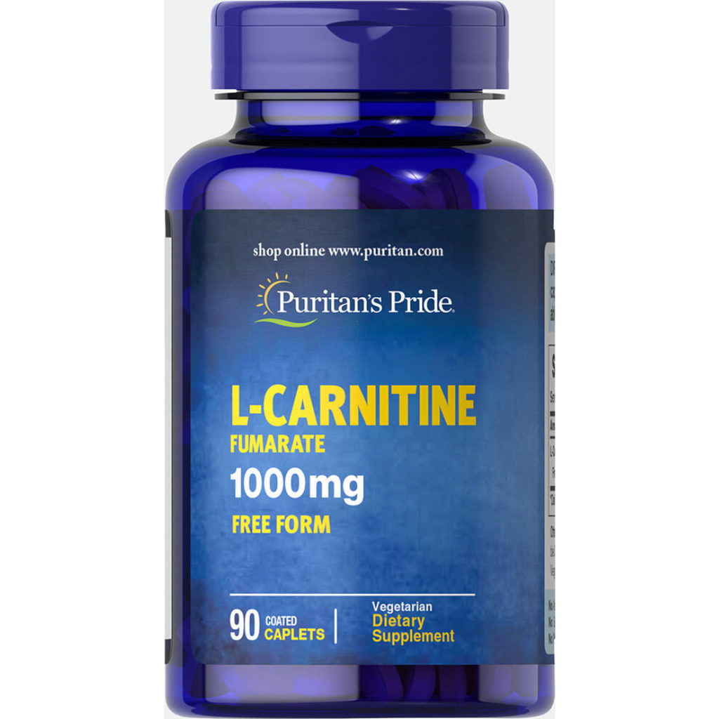 ل كارنتين بالقوة المضاعفة 1000 ملجم 90 كبسولة Puritan's Pride L-Carnitine Fumarate (Best Before 01-01-2026)
