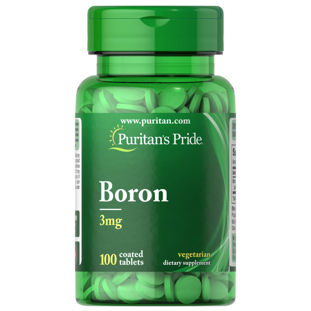 بورون 3 ملغم 100 قرص Puritan's Pride Boron (Best Before 01-02-2027) بورون 3 ملغم 100 قرص Puritan's Pride Boron (Best Before 01-02-2027)
