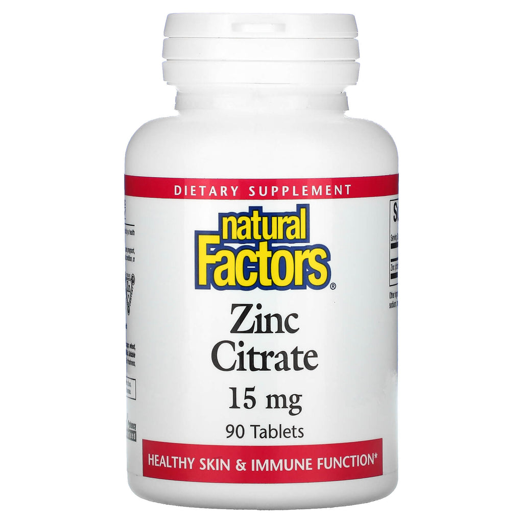 زنك 15 مجم 90 كبسولة Natural Factors Zinc Citrate