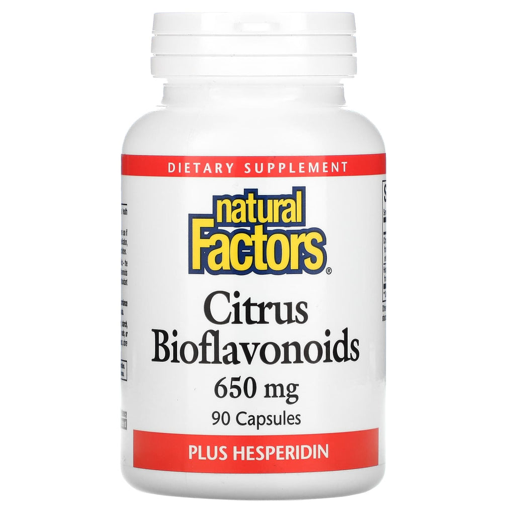 بيوفلافونويد 650 ملجم 90 كبسولة Natural Factors Citrus Bioflavonoids Plus Hesperidin