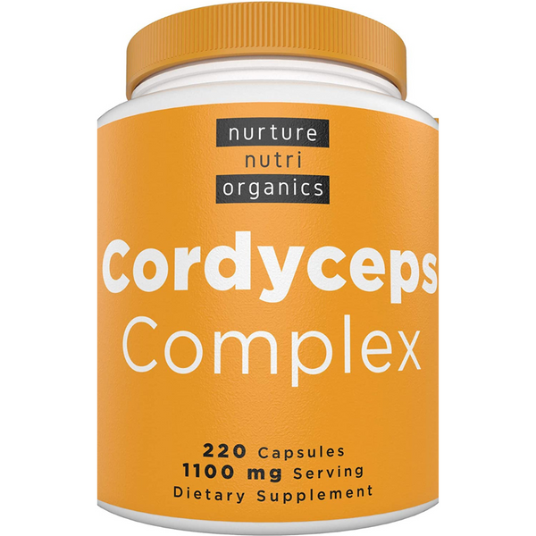 خلاصة فطر كورديسيبس كومبلكس 550 ملجم 220 كبسولة Nurture Nutri Cordyceps Complex 30% Polysaccharids