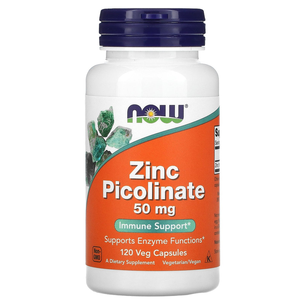 زنك بيكولينات 50 ملجم 120 كبسولة Zinc Picolinate (Best Before 01-12-2026)