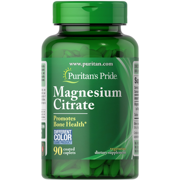 مغنيسيوم ستريت بالقوة المضاعفة 200 ملغم 90 قرص Puritan's Pride Magnesium Citrate (Best Before 01-11-2026)