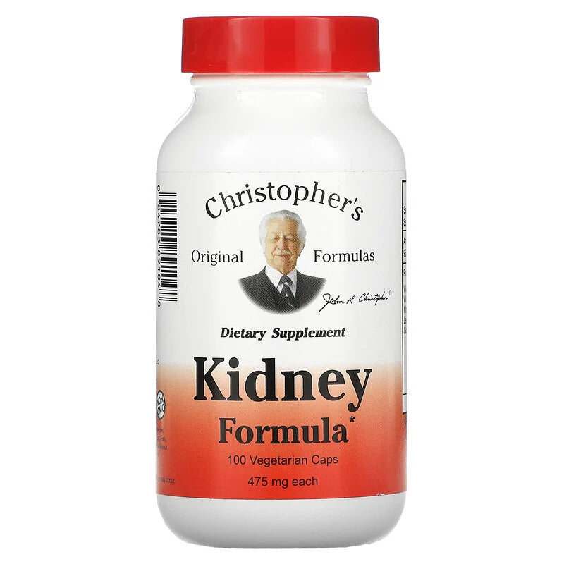 تركيبة الكلى العضوية د جون كريستوفر 475 ملجم 100 كبسولة Christopher's Original Formulas Kidney Formula تركيبة الكلى العضوية د جون كريستوفر 475 ملجم 100 كبسولة Christopher's Original Formulas Kidney Formula