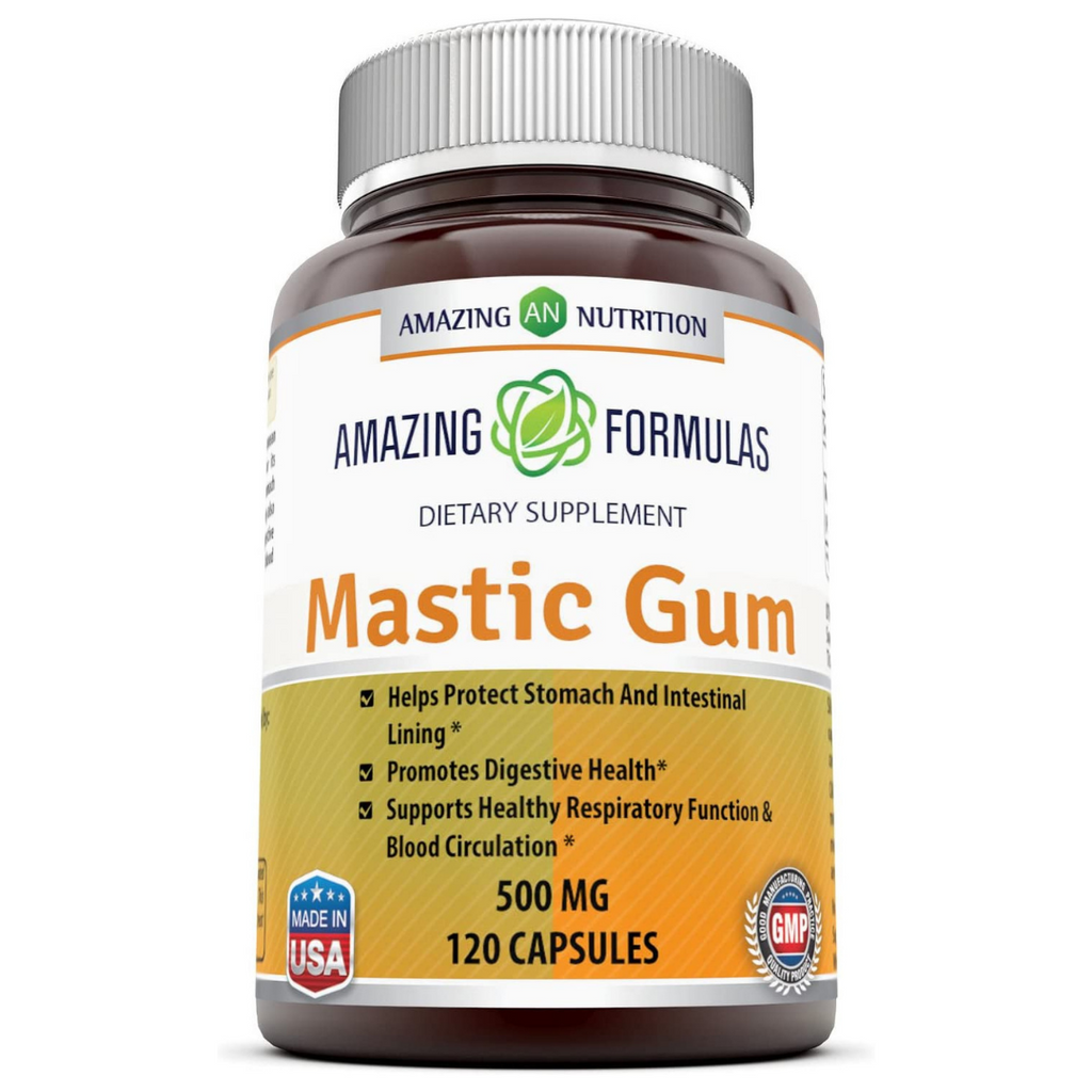 مستكة 500 ملجم 120 كبسولة Amazing Formulas Mastic Gum