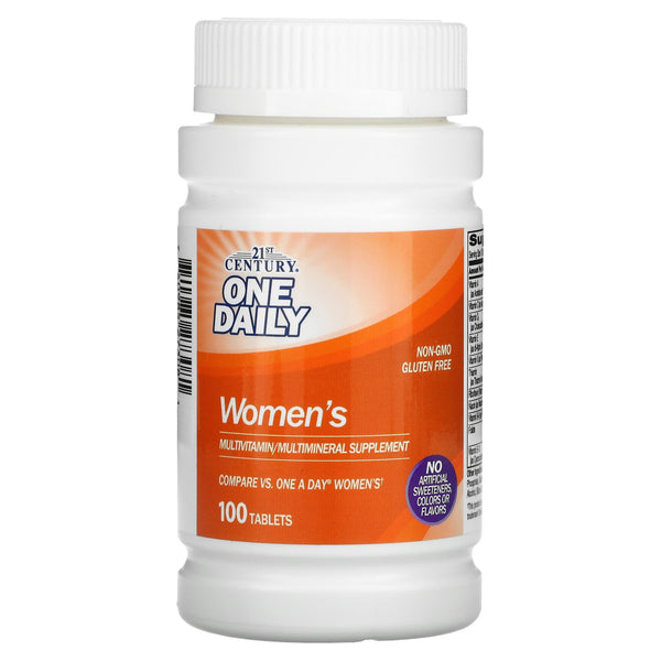معادن وفيتامينات متعددة، لصحة النساء، 100 قرص  One Daily Women's (Best Before 01-11-2024)