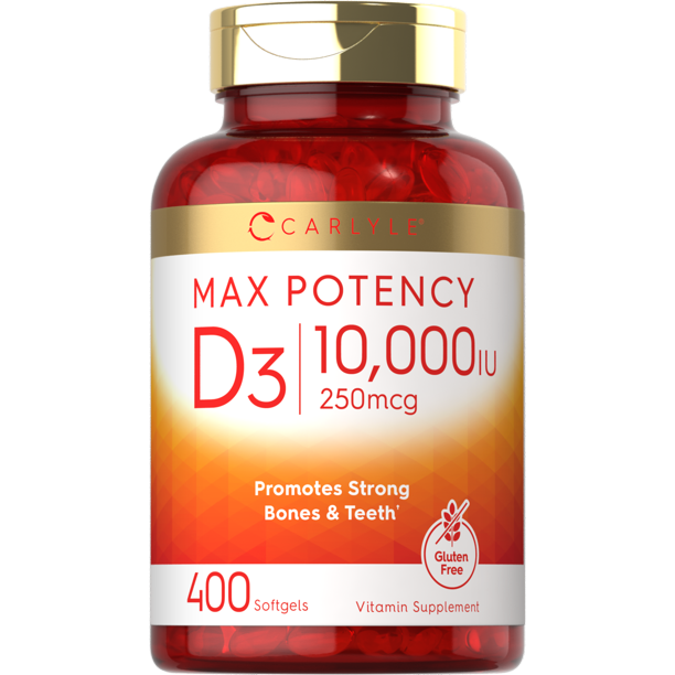 فيتامين د3 10,000 وحدة 400 حبة Carlyle Vitamin D3