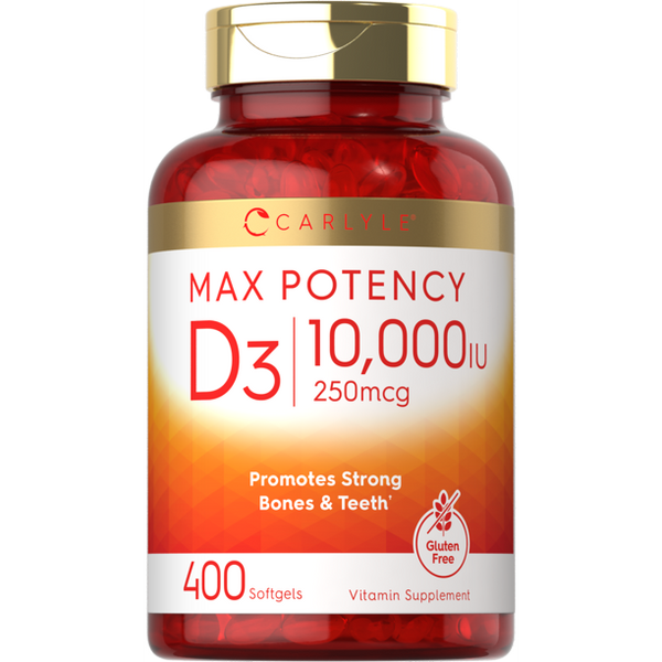 فيتامين د3 10,000 وحدة 400 حبة Carlyle Vitamin D3