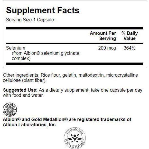 سيلينيوم كليتد كومبلكس 200 مكجم 90 كبسولة Swanson Albion Selenium Chelated Complex (Best Before 01-09-2028) سيلينيوم كليتد كومبلكس 200 مكجم 90 كبسولة Swanson Albion Selenium Chelated Complex (Best Before 01-09-2028)