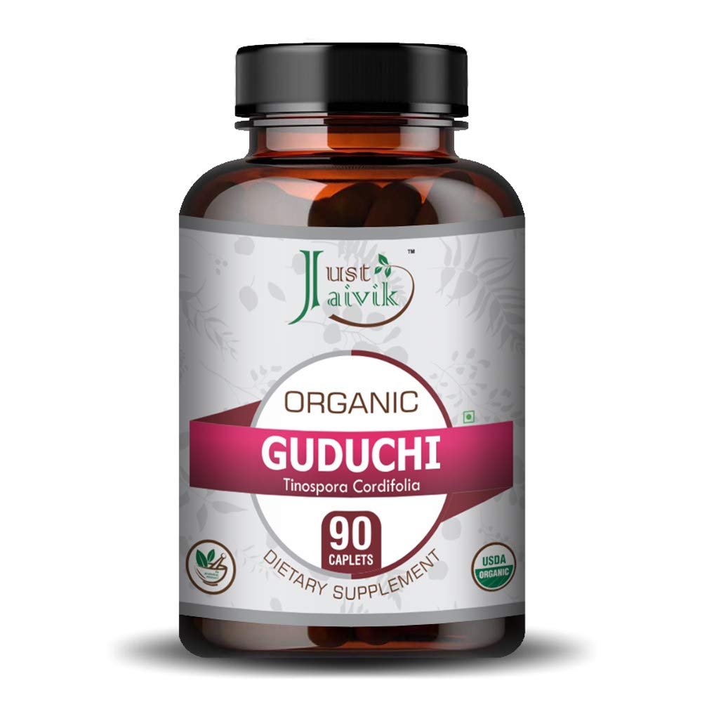 جودوتشي عضوي 750 ملغم 90 قرص Just Jaivik Organic Guduchi / Giloy (Best Before 01-11-2026)