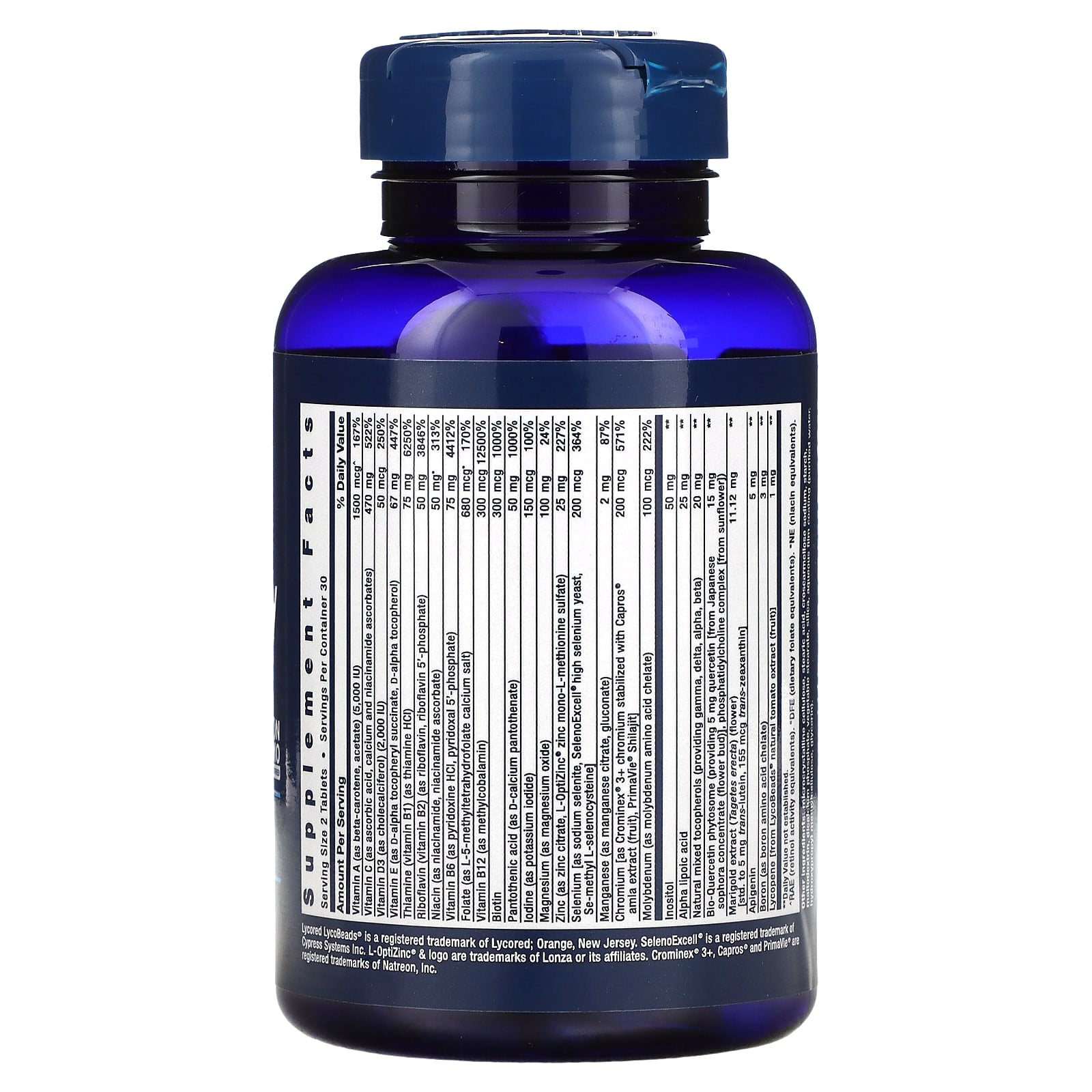 فيتامينات متعددة قرصين يوميا الأفضل 60 قرص Life Extension, Two-Per-Day Multivitamin