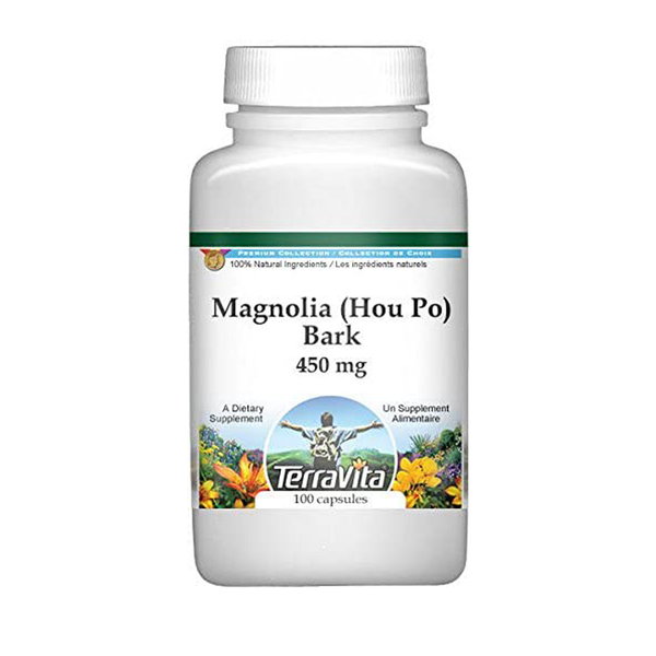 لحاء مغنوليا 450 ملجم للصحة النفسية 100 كبسولة TERRAVITA Magnolia Bark (Best Before 01-08-2026)