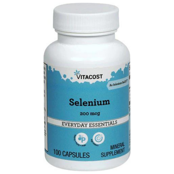 سيلينيوم أعلى امتصاص (سيلينومثيونين) 200 مكجم 100 كبسولة Vitacost Selenium L selenomethionine (Best Before 01-12-2025)